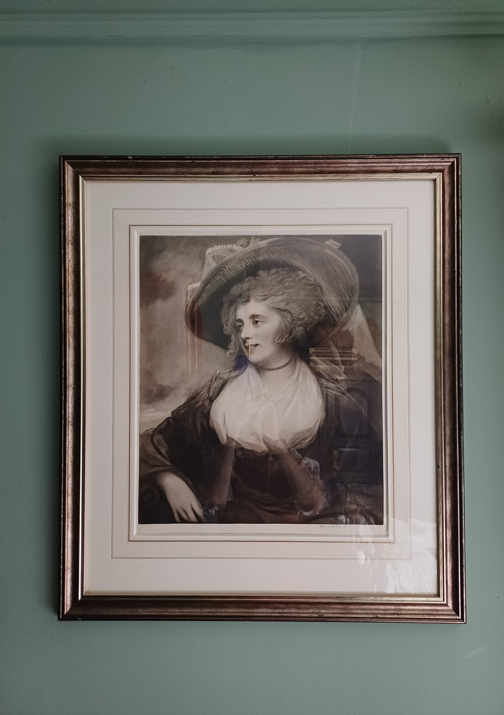Antique Print Lady Arabella Ward George Romney