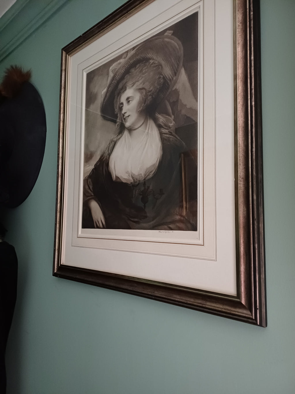 Antique Print Lady Arabella Ward George Romney
