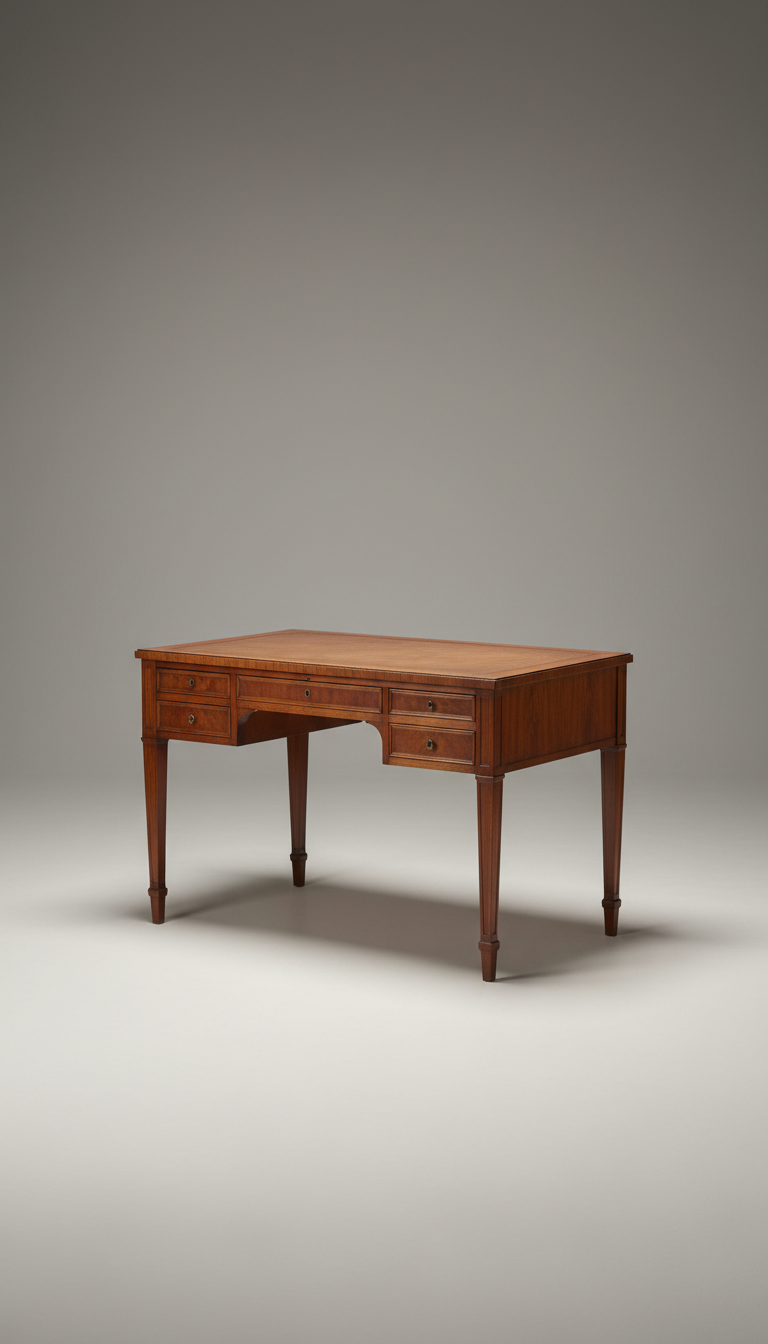 French mahogany writing desk