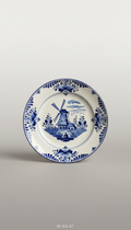 Hand-painted Delft ceramic plate