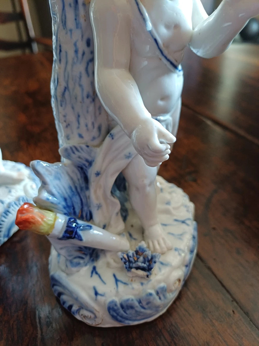 ANTIQUE HELENA WOLFSOHN PORCELAIN CANDLESTICKS AR DRESDEN C1875
